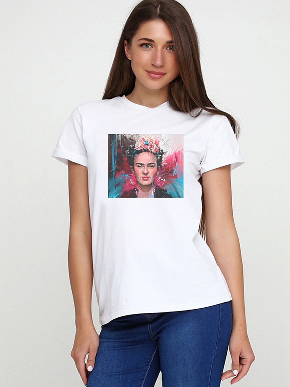 

Футболка Malta 19Ж441-24-Р3 Frida Flowers S (42) Белая