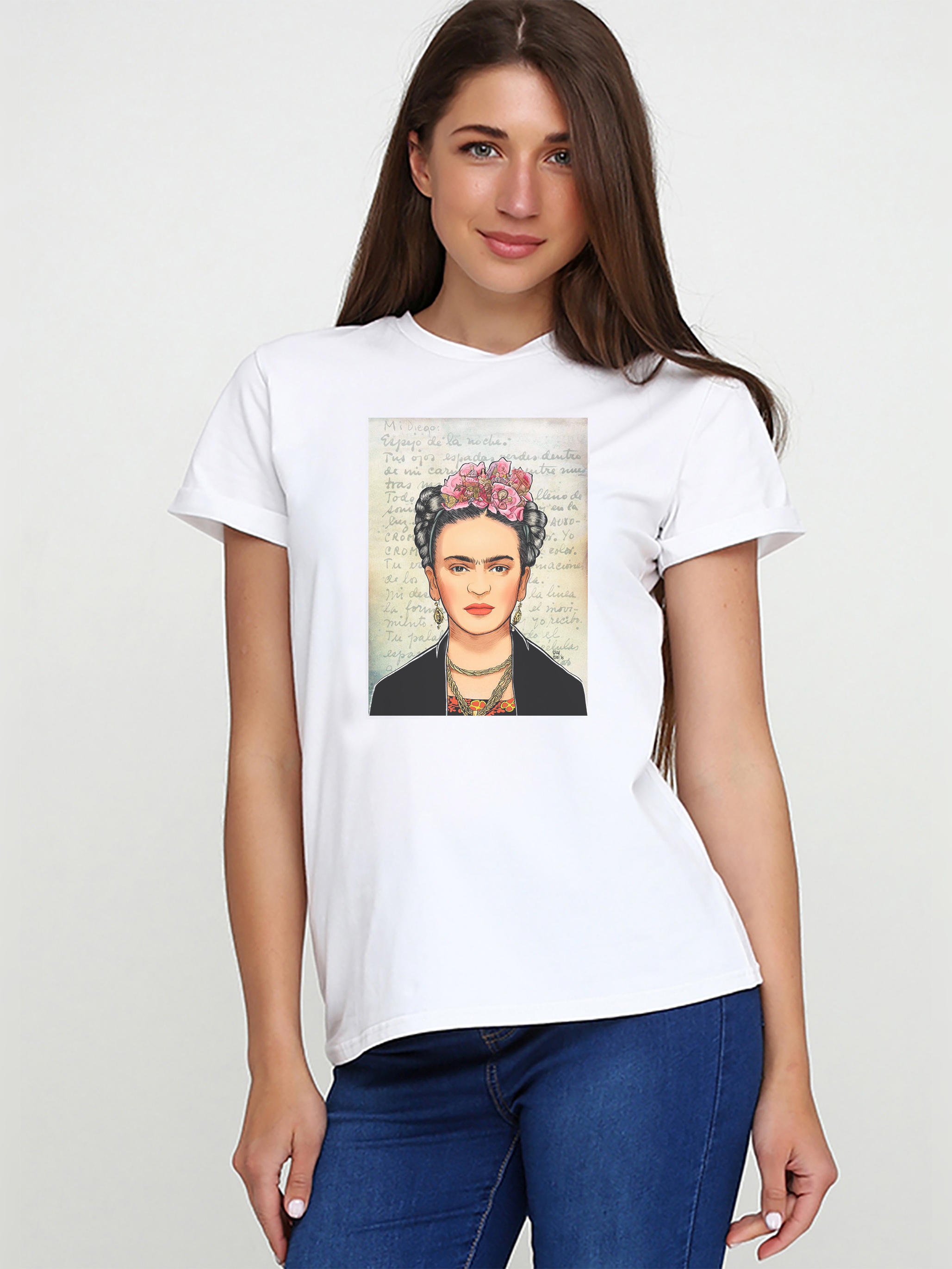 

Футболка Malta 19Ж441-24-Р3 Frida Crom М (44) Белая