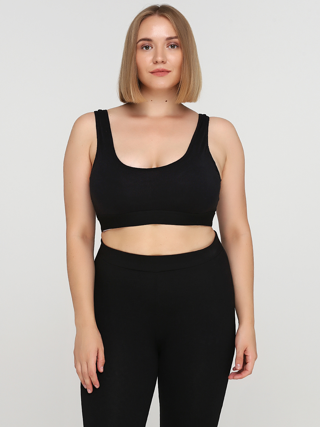 

Спортивный топ Fmeila T0801 5XL/6XL Черный