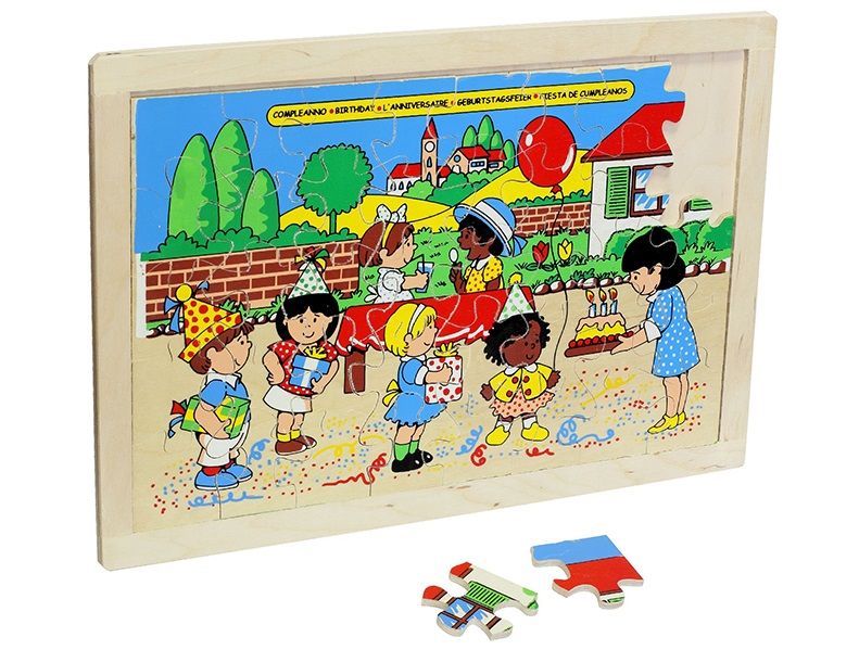 

Пазл День народження Lam Toys 40 деталей 4.50х4.40х0.40 (1310)