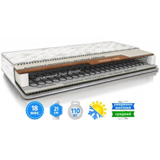 

Матрац Sleep&Fly Classic 2 в 1 kokos Стрейч 80х190 см