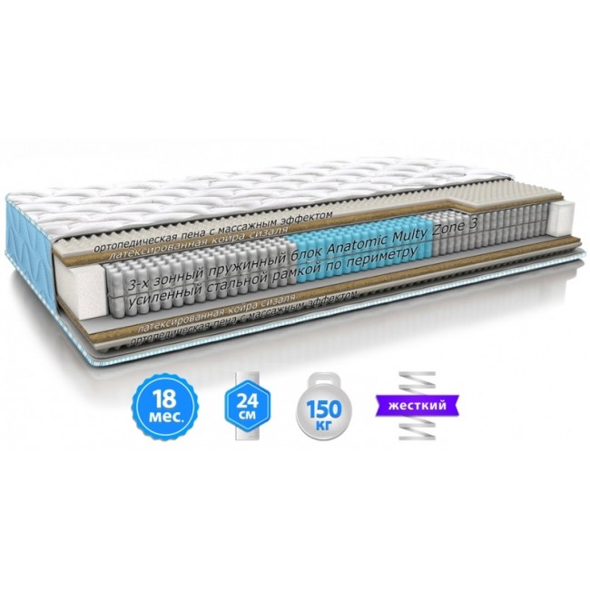 

Матрац Sleep&Fly Extra Fitness 140х190 см