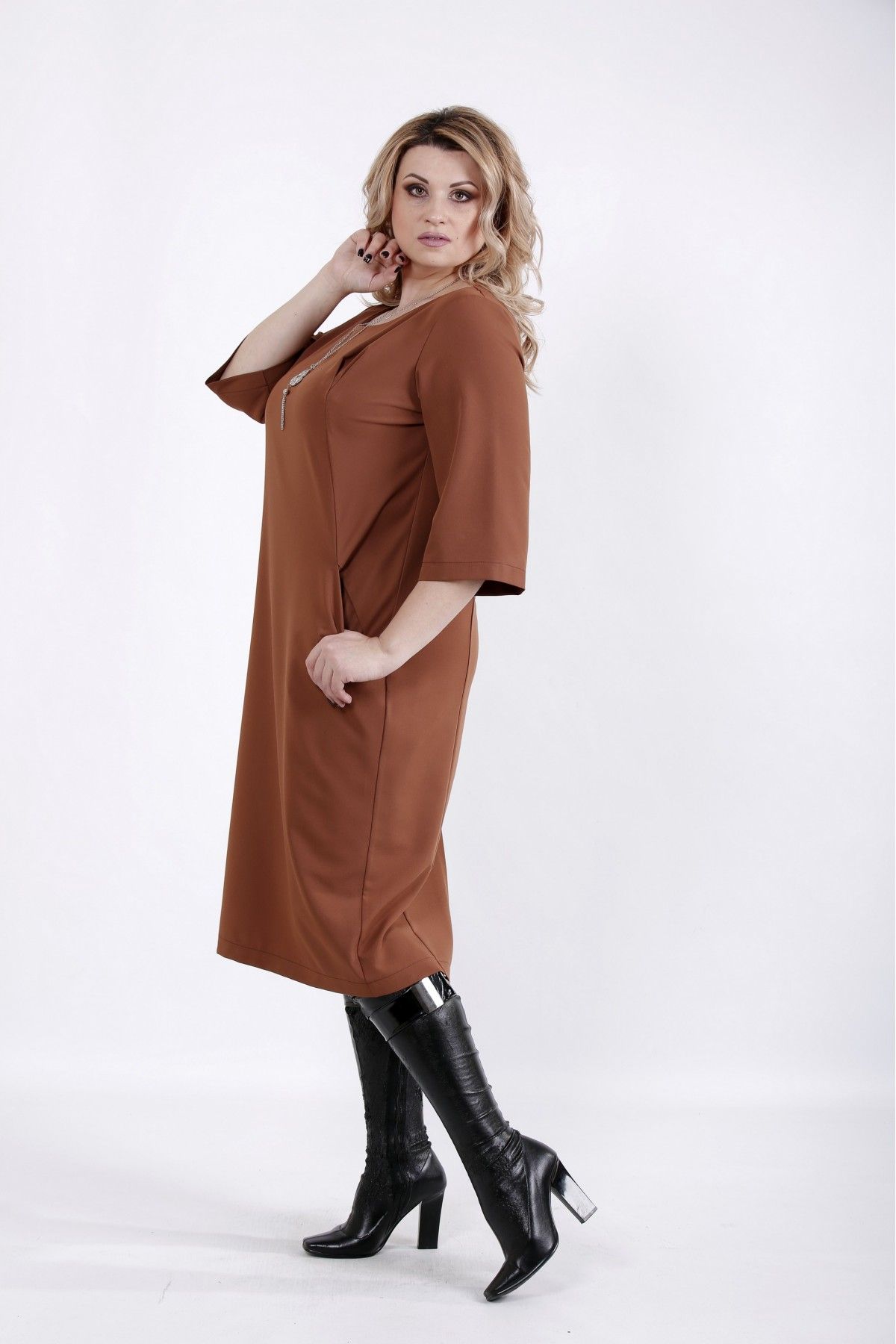 

Платье Maximoda ЕGS01023-3  коричневый, Платье Maximoda ЕGS01023-3 60 коричневый