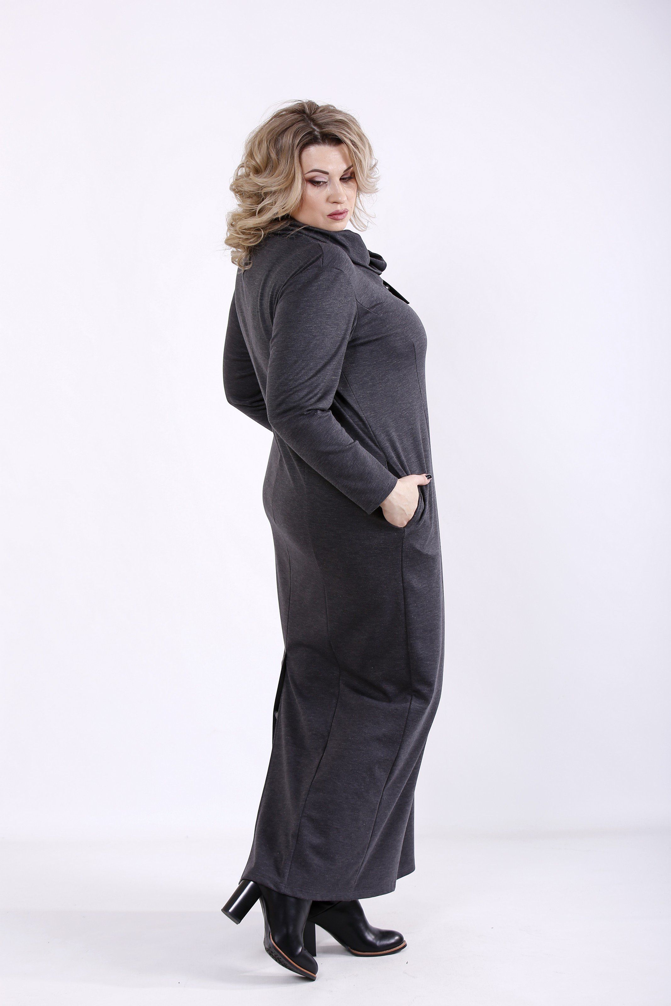 

Платье Maximoda ЕGS01345-3  серый, Платье Maximoda ЕGS01345-3 54 серый
