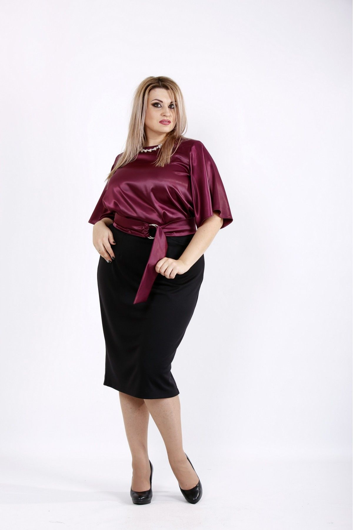 

Платье до колен Maximoda ЕGS0934-3  бордовый, Платье до колен Maximoda ЕGS0934-3 54 бордовый