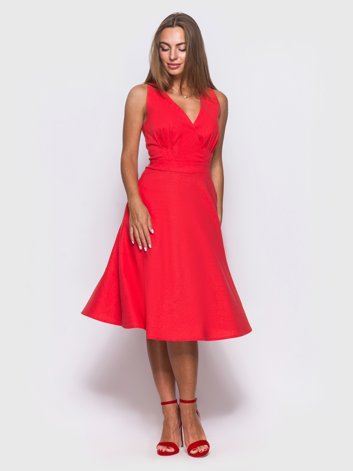 

Сарафан Maximoda ЕМО48014  Красный, Сарафан Maximoda ЕМО48014 46 Красный