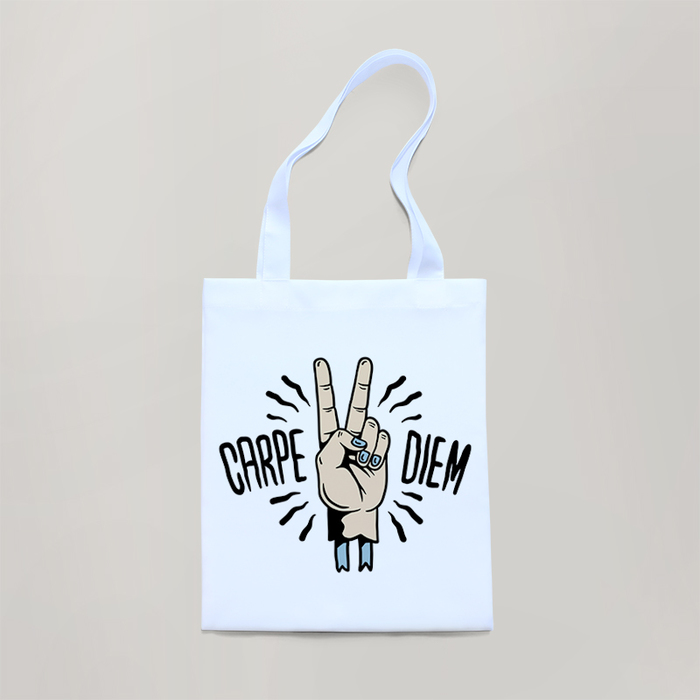 

Экосумка GUS "Carpe Diem" габардин 32х38 см (SU022 - Сумки)