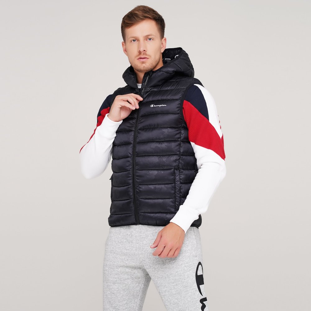 

Мужская куртка-жилет Champion Vest Черный 44 (cha214872-NBK/ALLOVER)