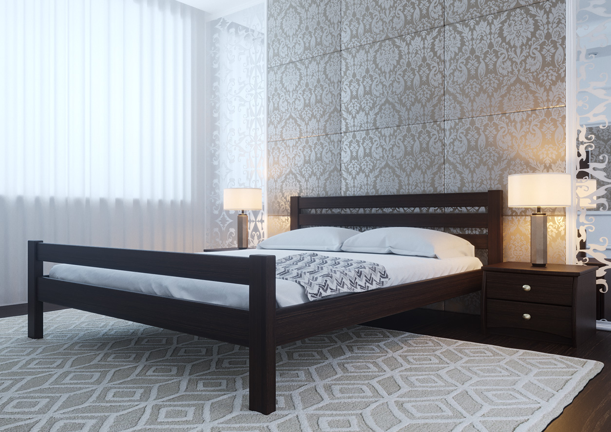 

Кровать ЭЛЕГАНТ ЧДК (160 * 200) Темный орех