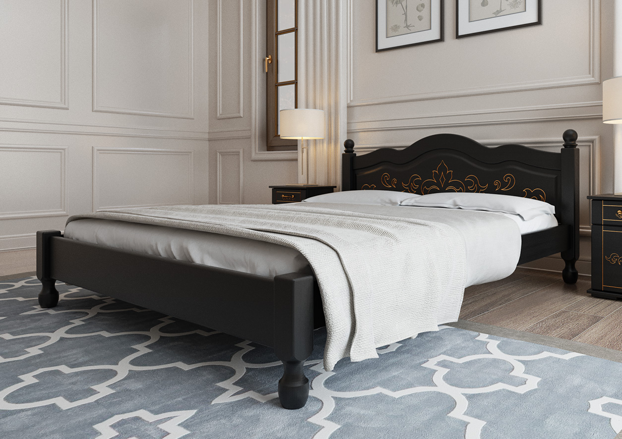 

Кровать МАГНОЛИЯ ЧДК (120 * 200) Венге