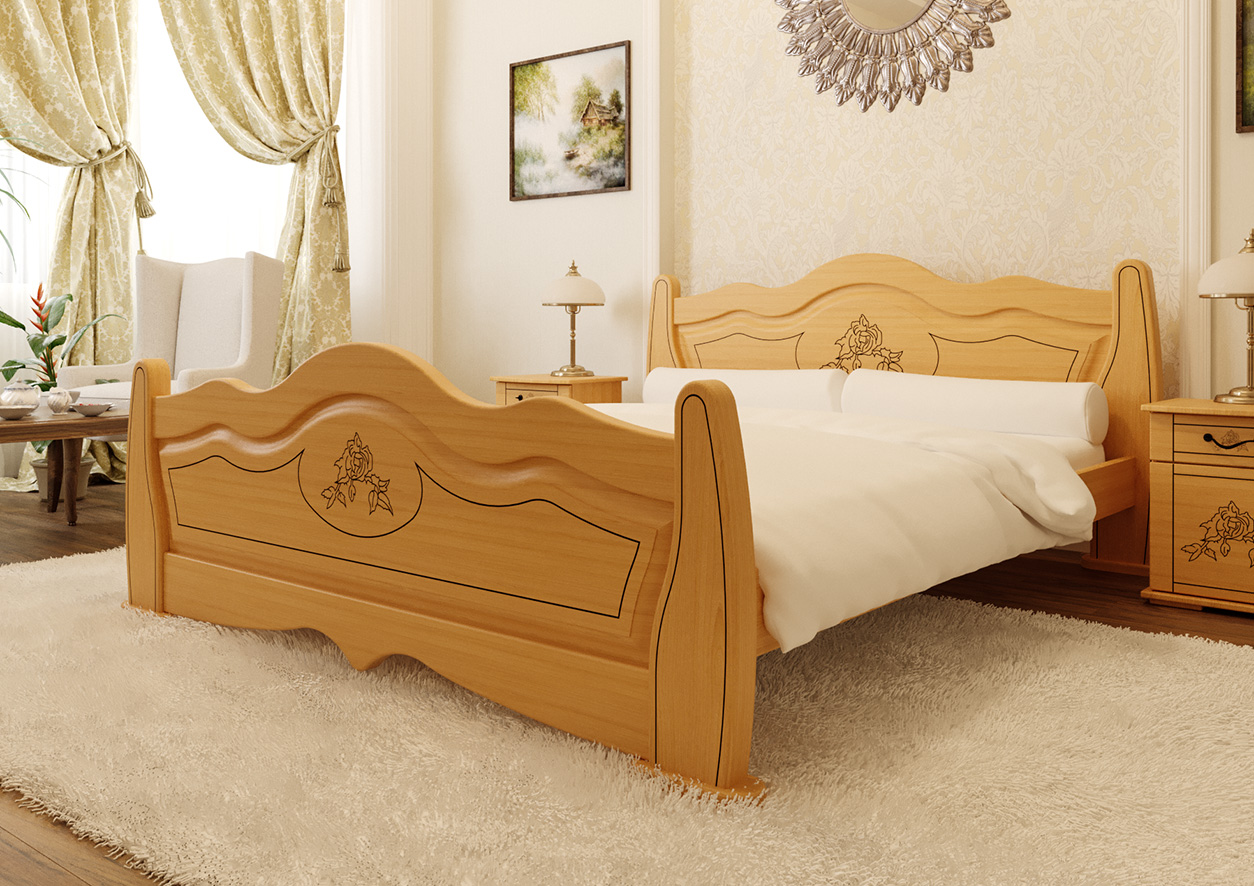 

Кровать МАЛЬВА ЧДК (180 * 200) Ольха
