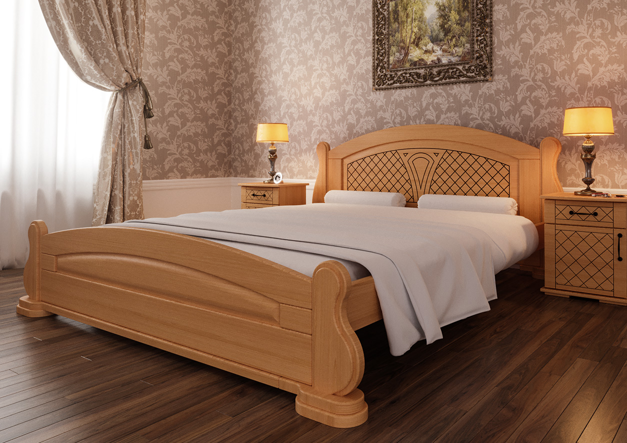 

Кровать ЖЕНЕВА ЧДК (160 * 200) Ольха