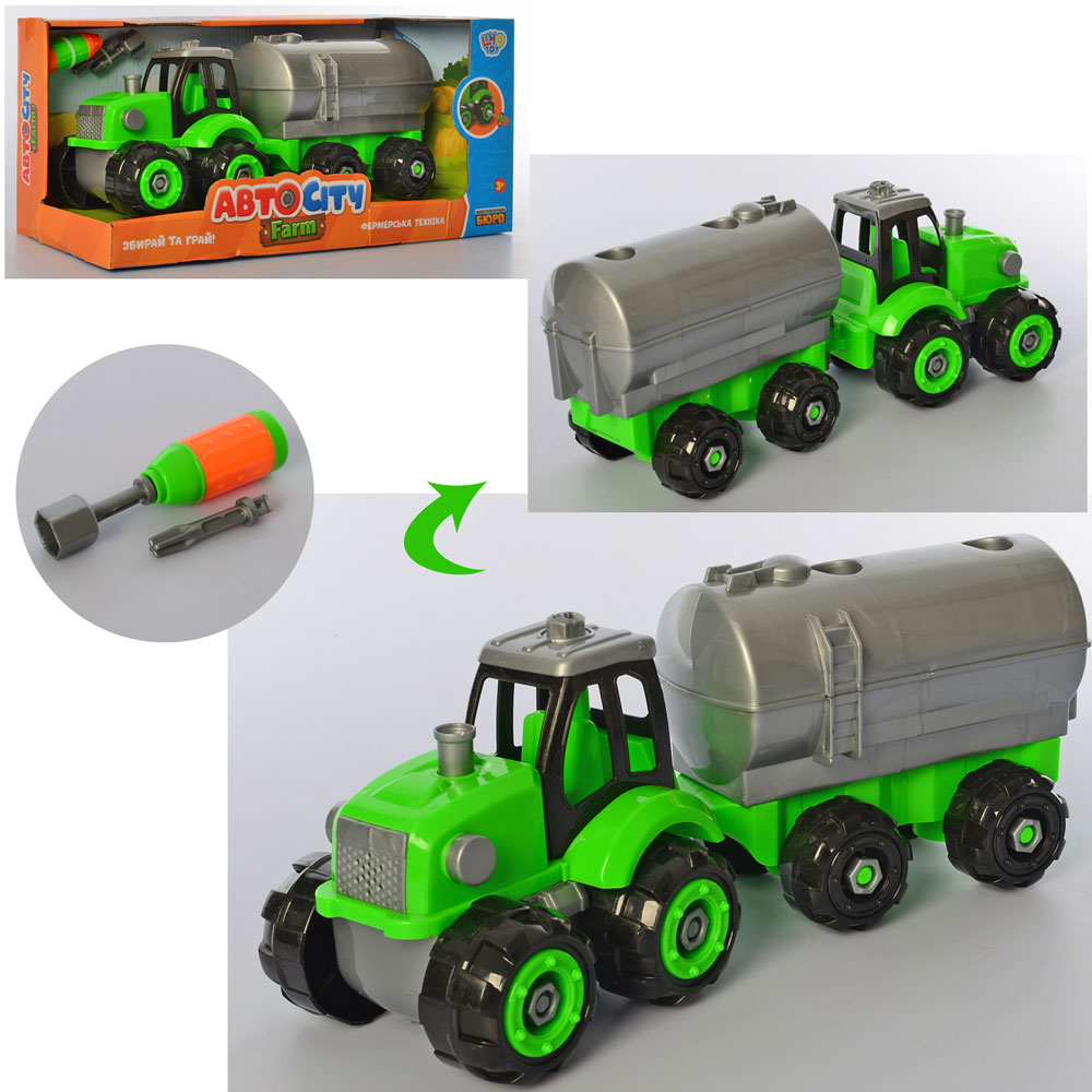 

Конструктор Limo Toys на шурупах, трактор-32см KB 061