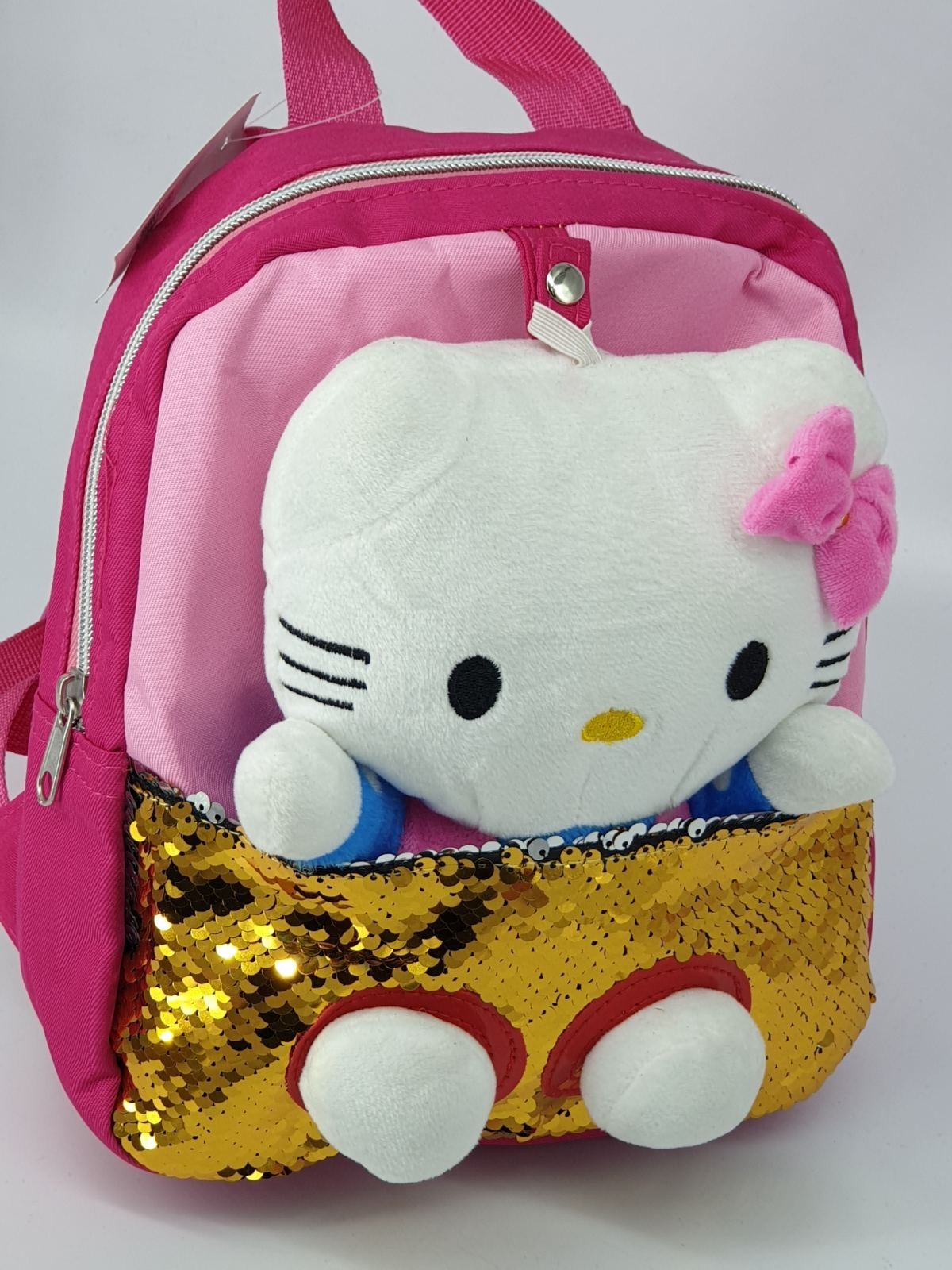 

Детский рюкзак Hello Kitty малиновый 1903#