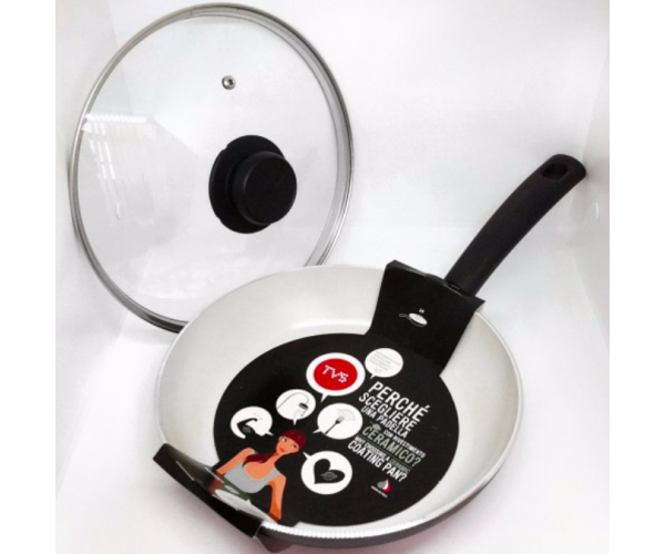 

Сковорода TVS eco cook 24 см + крышка