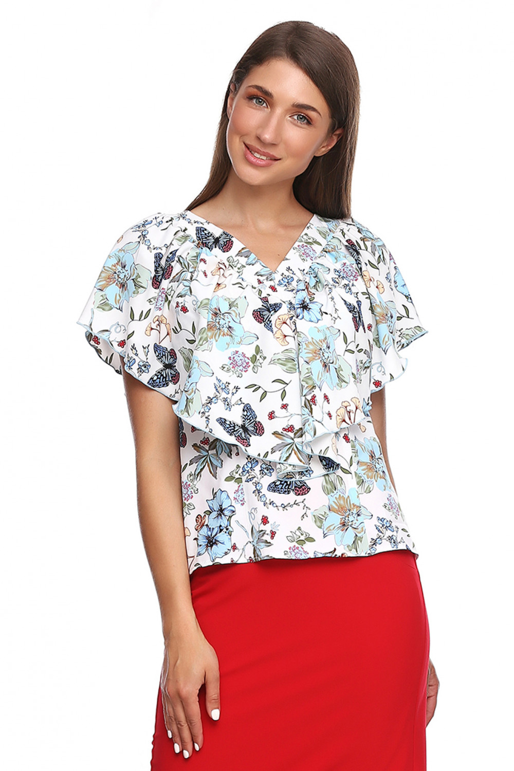 

Блузка LadyLike 164315667 42 разноцветная