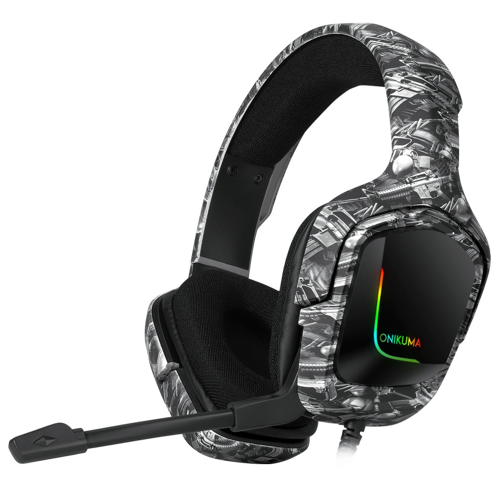 

Наушники игровые Onikuma K20 с микрофоном Camouflage grey