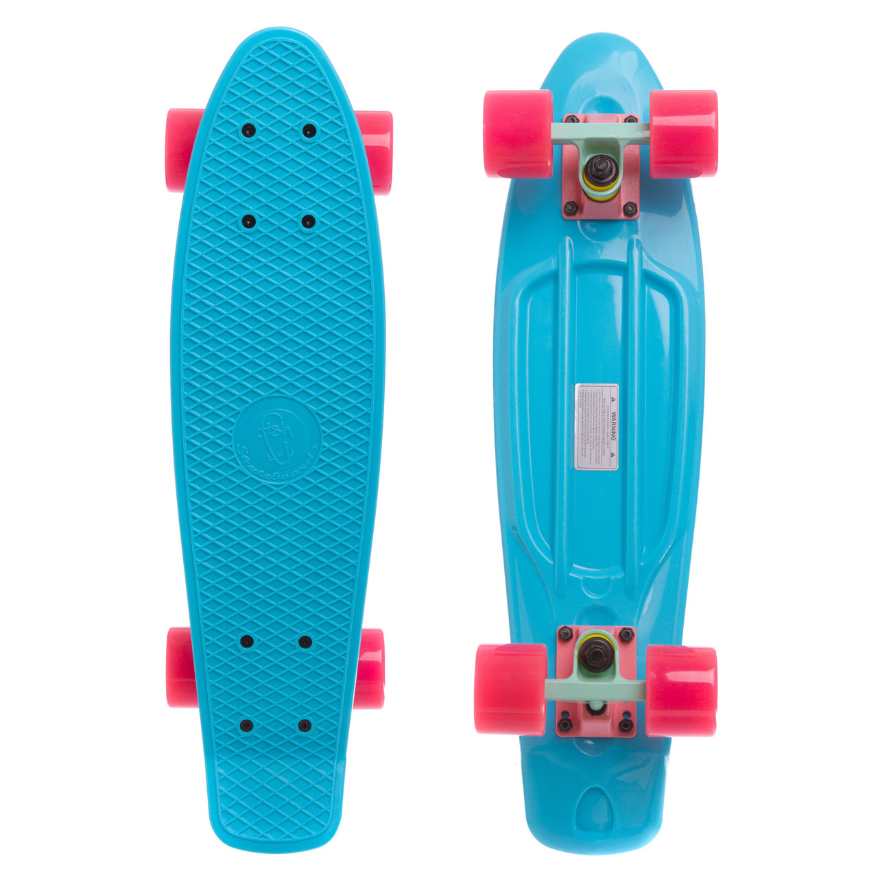 

Пенни Борд пластиковый для детей и подростков Оригинал Penny Board 22 дюйма FISH 56 cм Голубой (SK-401-6)