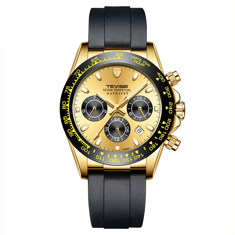 

Мужские часы Tevise T838A (Gold)