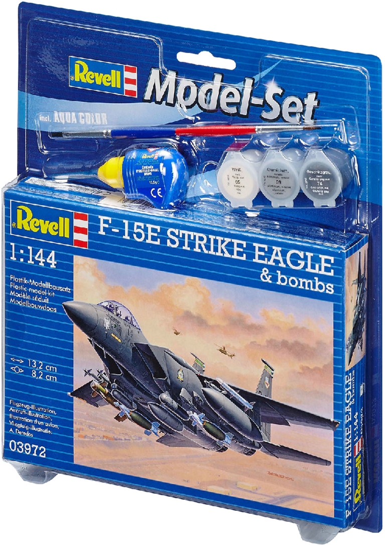 

Сборная модель Revell Истребитель F-15E «Страйк Игл». Масштаб 1:144 (RVL-63972) (4009803639727)