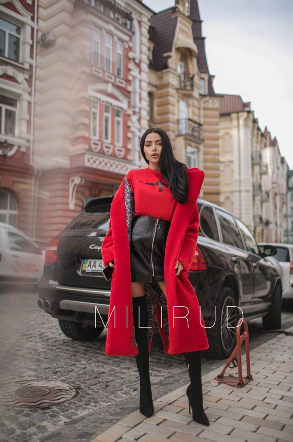 

Шуба Milirud 42-46 Красная271