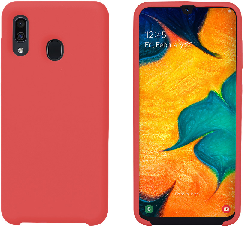 

Панель Intaleo Velvet для Samsung Galaxy A30 Red