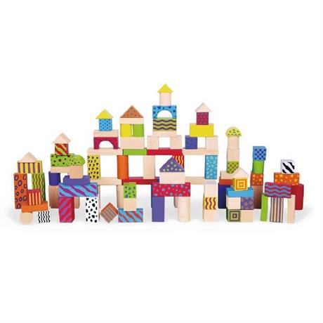 

Набор строительных блоков Viga Toys 100 шт 59696