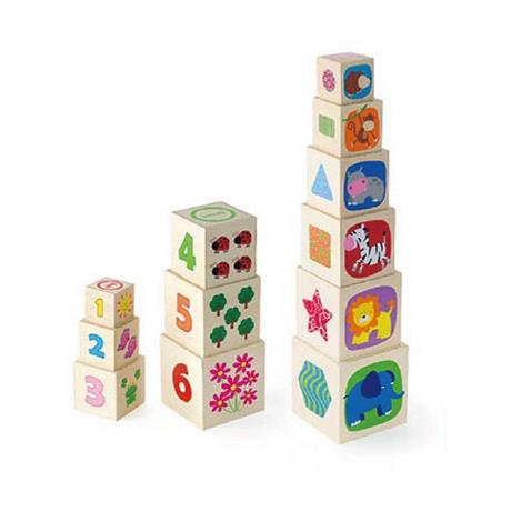

Развивающие деревянные Кубики Viga Toys 50392