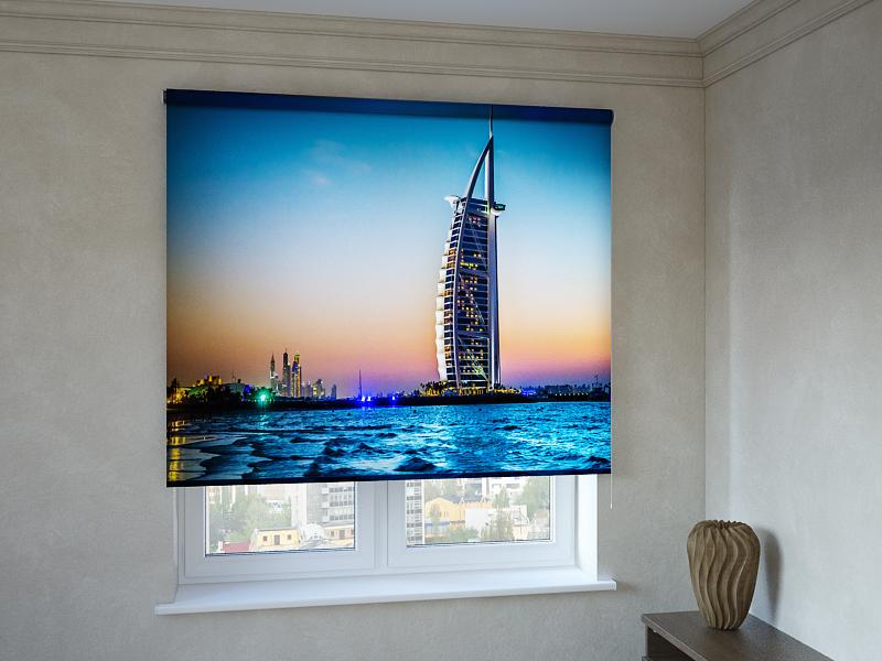 

Рулонные фотошторы Print-Market с фотопечатью Дубаи (3345)
