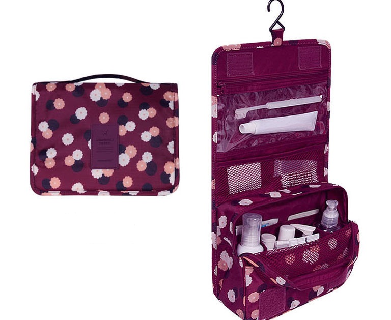 

Дорожный органайзер Monopoly toiletry pouch Бордовый в цветочки