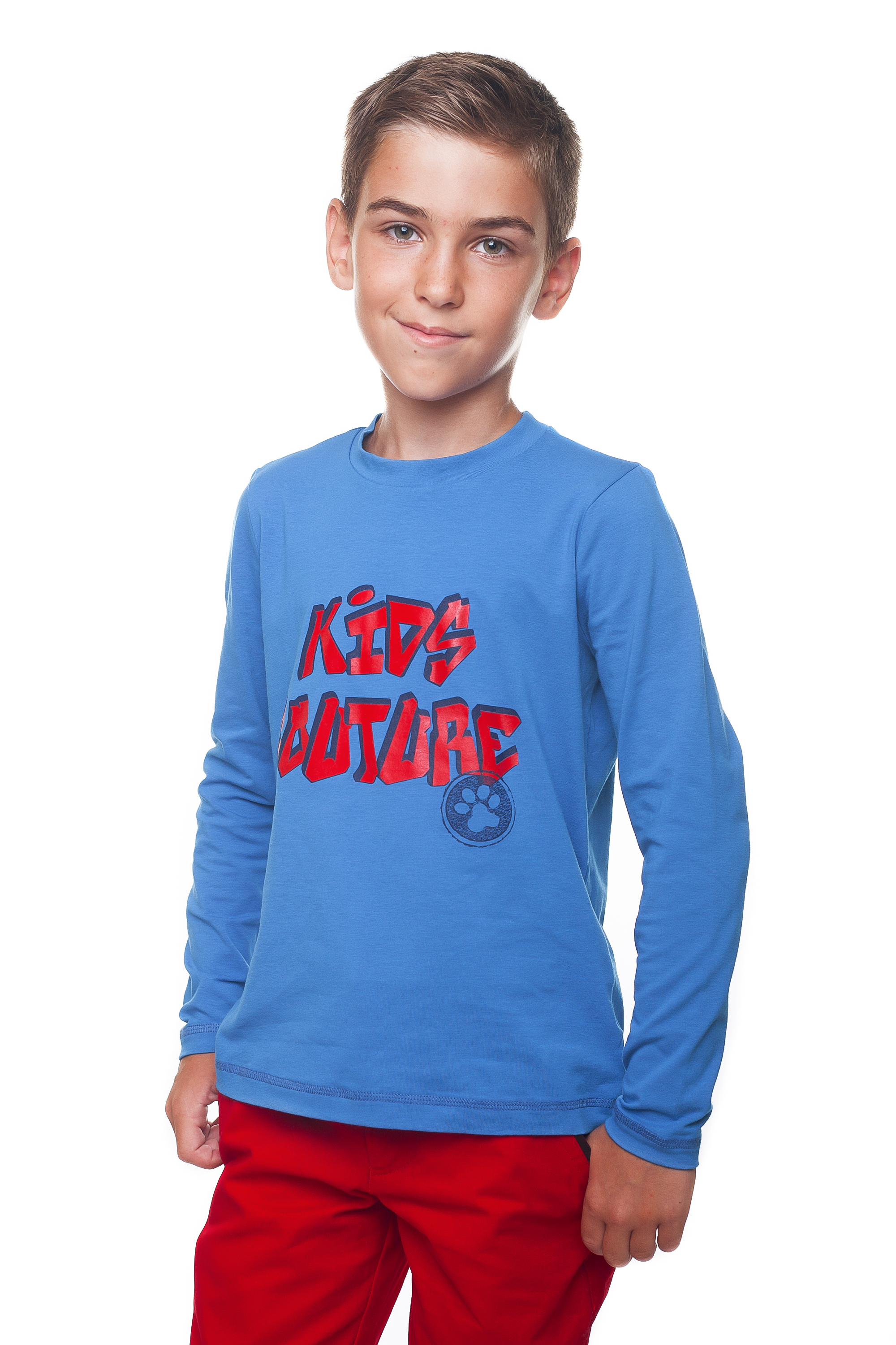 

Футболка с длинным рукавом KidsCouture Інтерлок 116 см Електрик