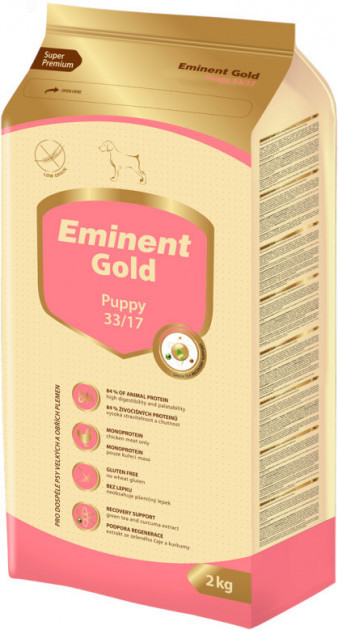 

Сухой Корм Eminent Gold Puppy для щенков, беременных и кормящих собак мелких и средних пород 2 кг