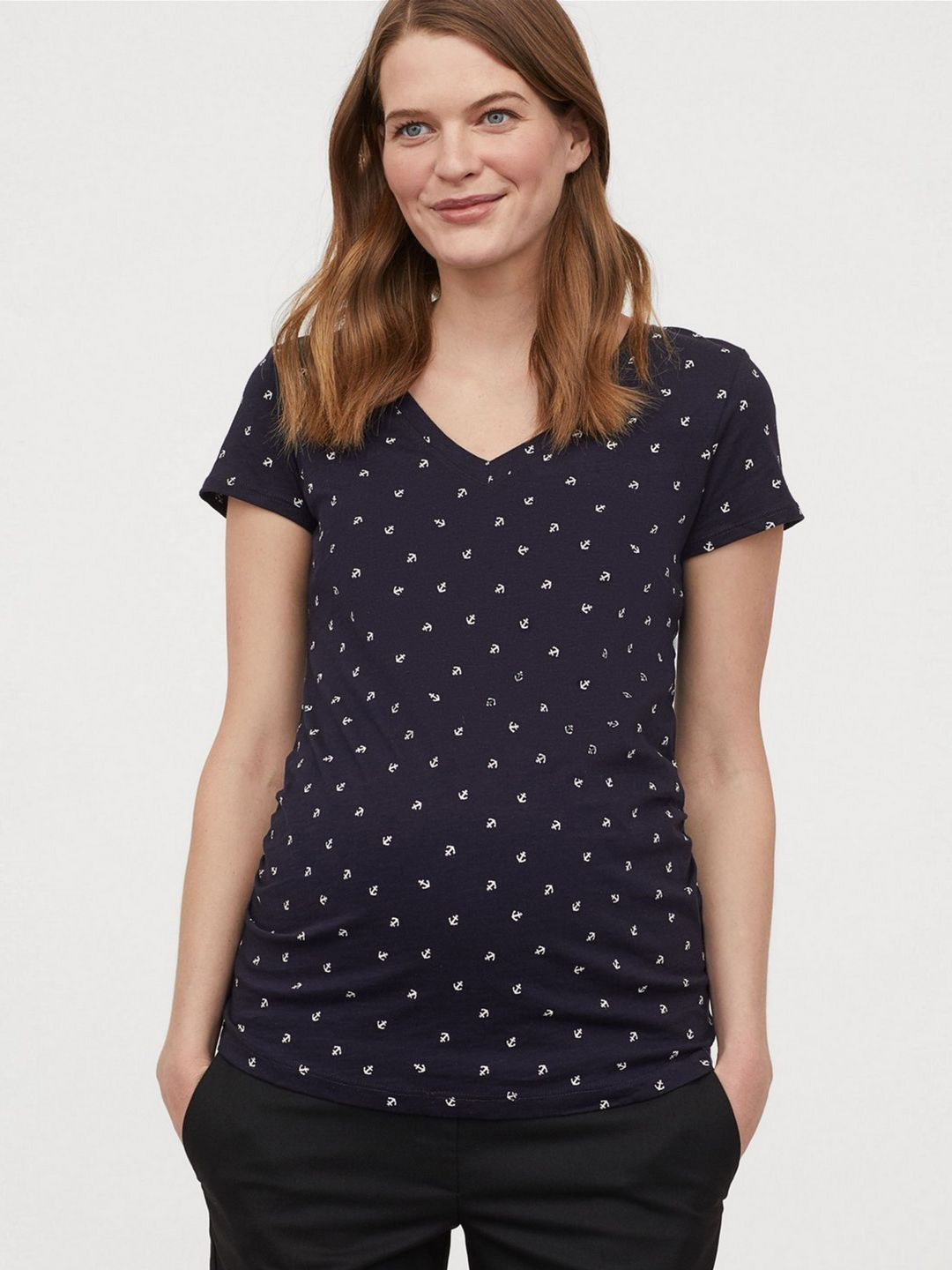 

Футболка H& 0623820  Темно-синяя, Футболка H&M 0623820 M Темно-синяя