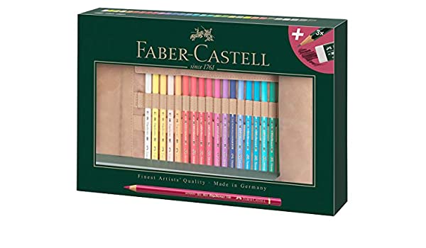 

Набор цветных художественных карандашей Faber-Castell 30 цветов + аксессуары Polychromos