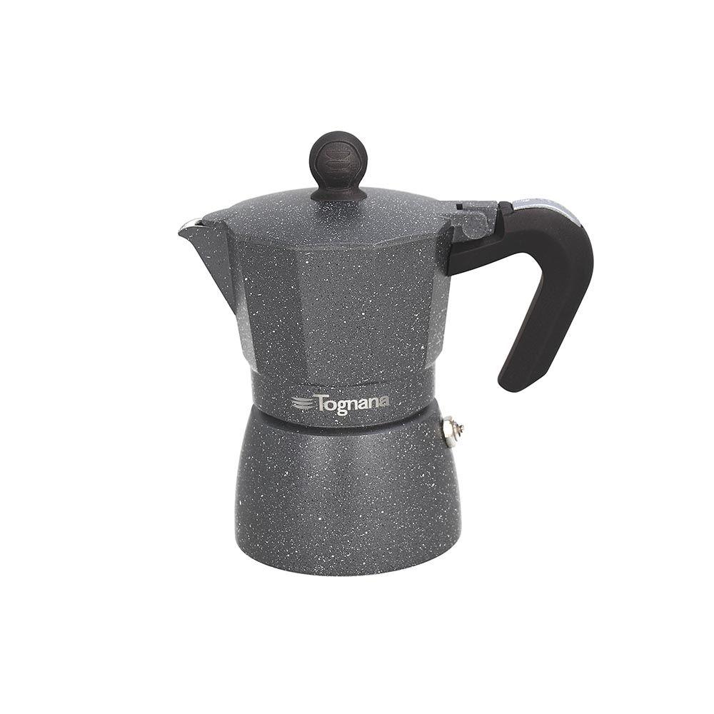 

Кофеварка гейзерная Tognana Grancucina, 3 чашки, мраморная, серая