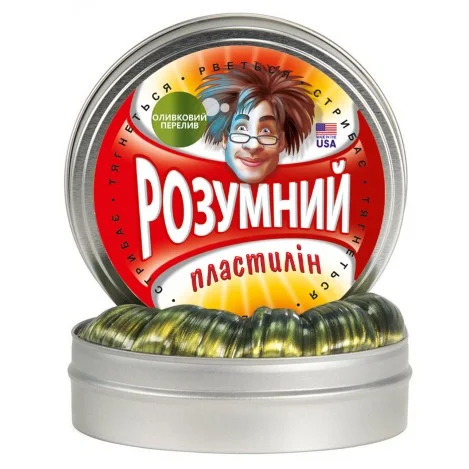 

Жвачка для рук Crazy Aarons Thinking Putty Оливковый перелив, 80 гр