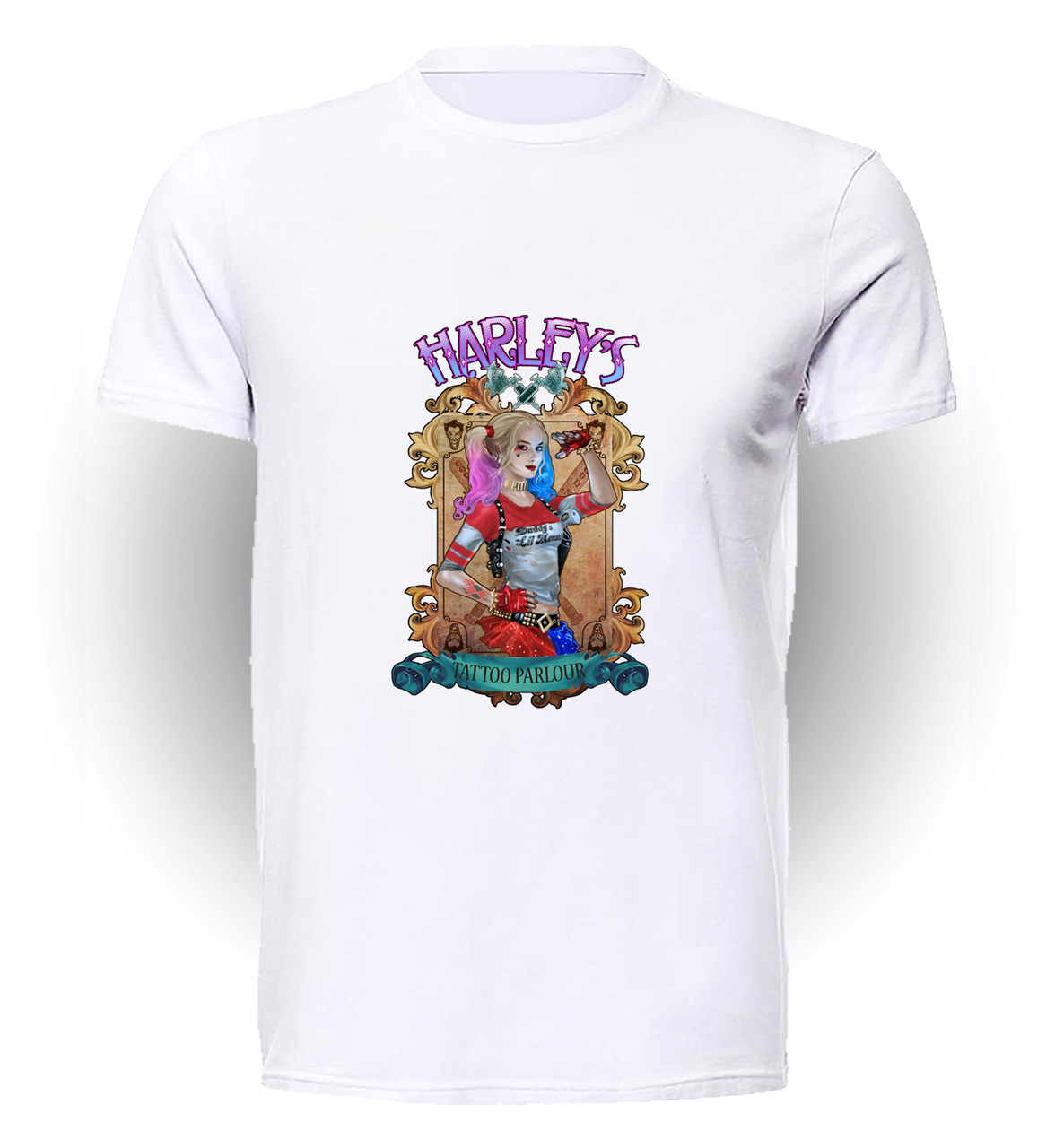 

Футболка GeekLand Отряд Самоубийц Suicide Squad Harleys Tattoo Parlour SS.01.039 (FU21SS.01.039/boy-122)