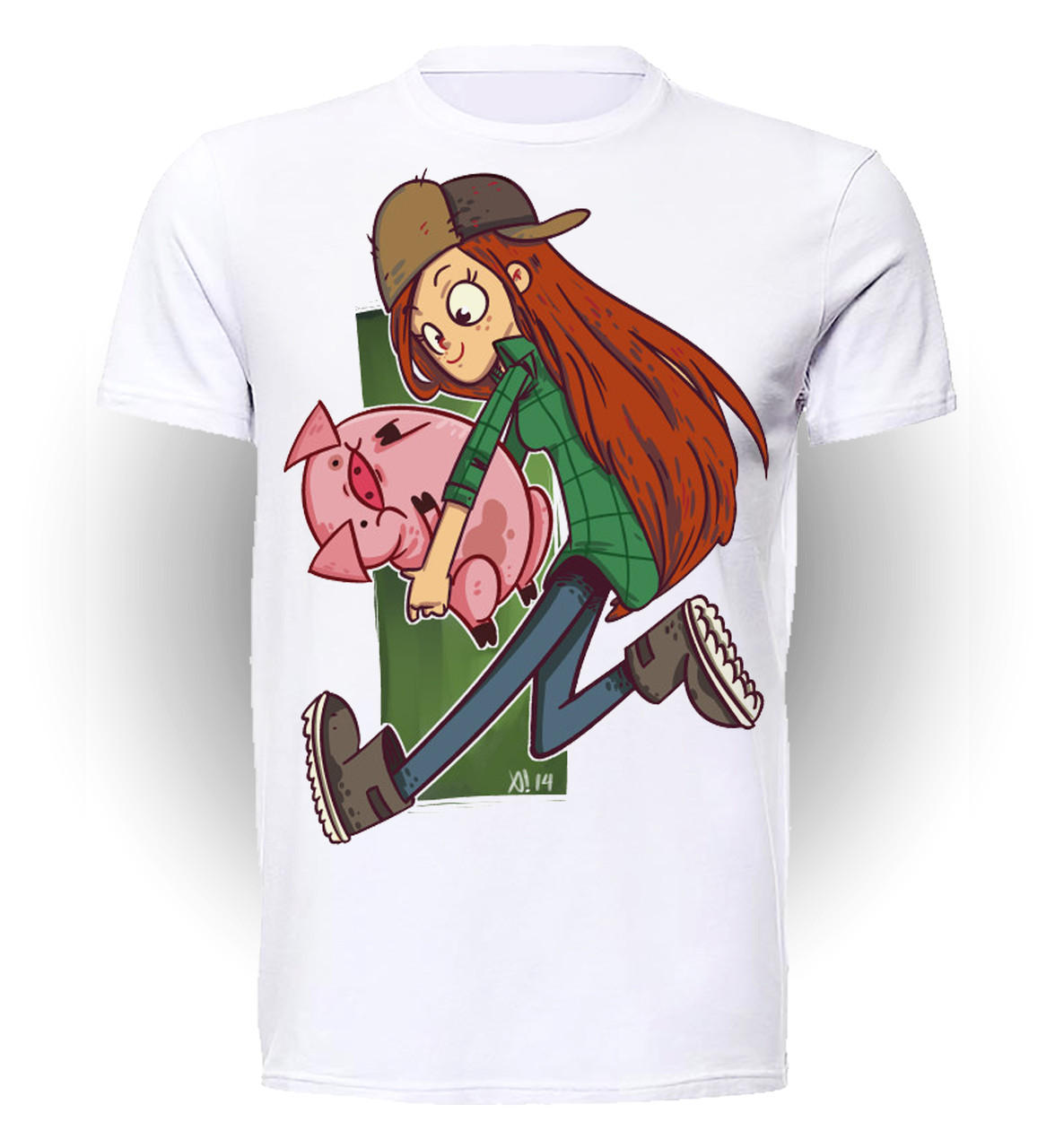 

Футболка GeekLand Гравити Фолз Gravity Falls Wendy and Waddles GF.01.037 (FU21GF.01.037/boy-152)