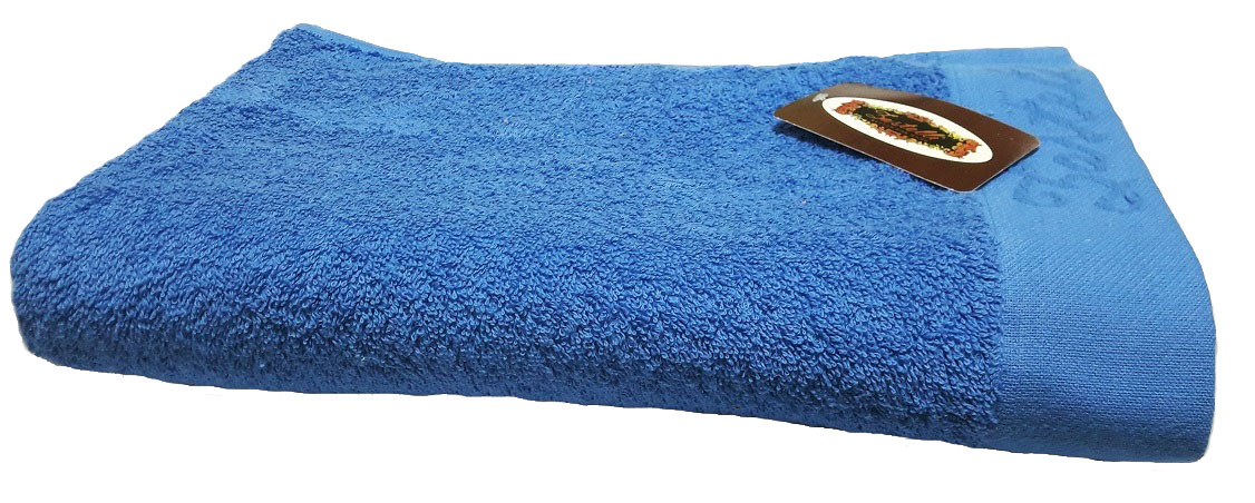 

Махровое полотенце Zastelli 10273 Border 70х140 Синее