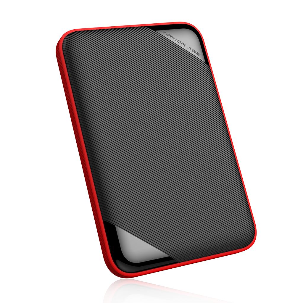 

Жорсткий диск зовнішній SiliconPower USB 3.2 Gen1 Armor A62 1TB 2,5" Чорно-червоний (SP010TBPHD62SS3K)