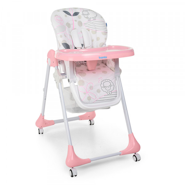 

Стульчик для кормления Bambi M 3233 (lamb light pink)