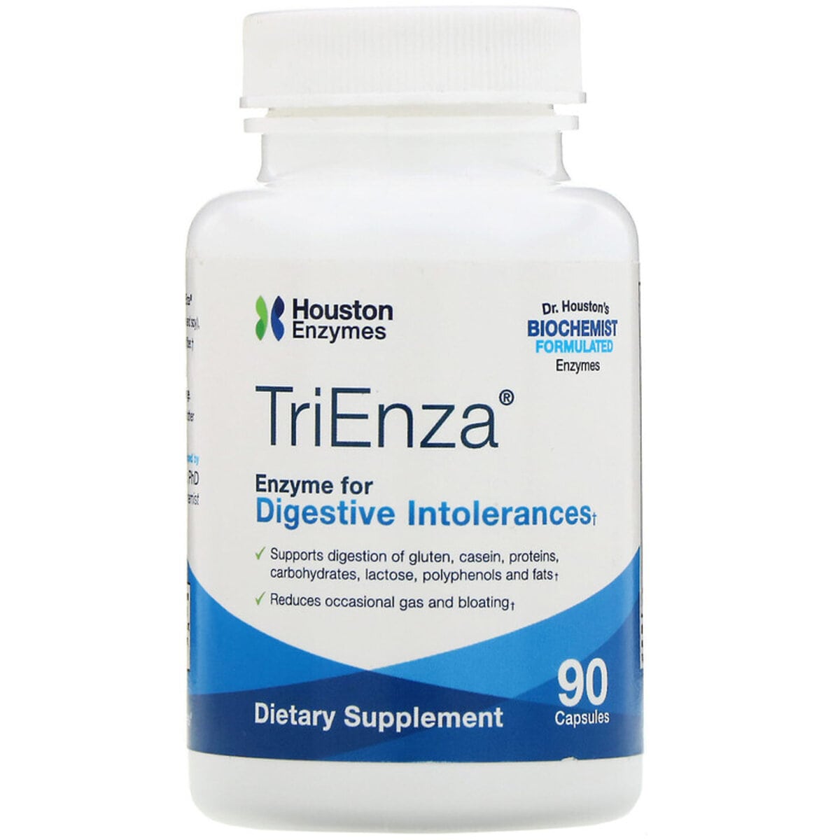 

Ферменты Houston Enzymes Пищеварительные Ферменты TriEnza 90 жевательных таблеток