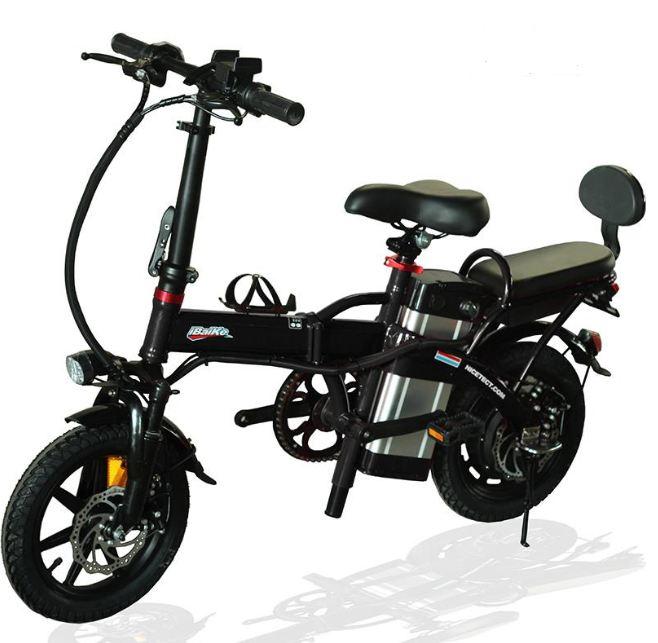 

Электроскутер чёрный POWER CITY 400W