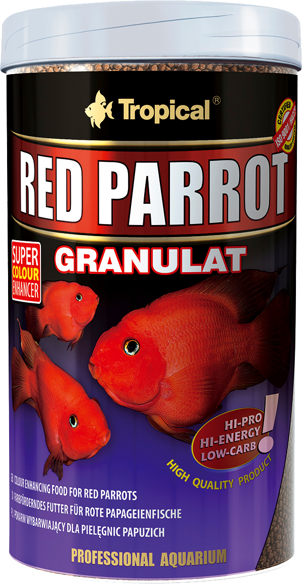 

Сухой корм Tropical Red Parrot Granulat для попугаев 250 мл / 100 г