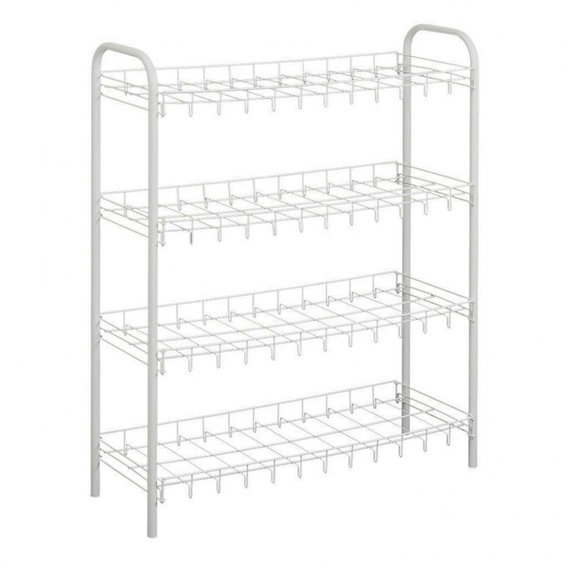 

Полка для обуви 4-х уровневая 64*23*80см SHOE4 Metaltex, белый