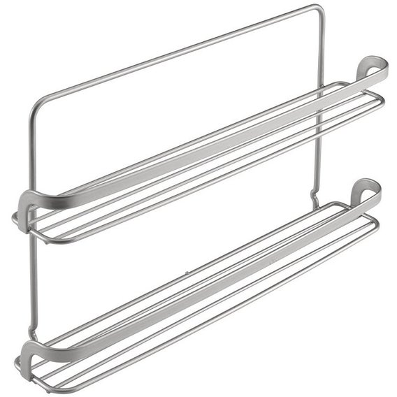 

Полка подвесная 2-х секционная 33*7*20см EUREKA Metaltex (350422)