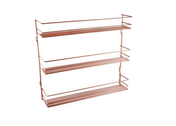 

Полка подвесная 3-х секционная 36*8*32см COPPER Metaltex (362533)