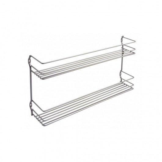 

Полка подвесная 2-х секционная 36*8*19см PEPITO2 ​​Metaltex (364632)