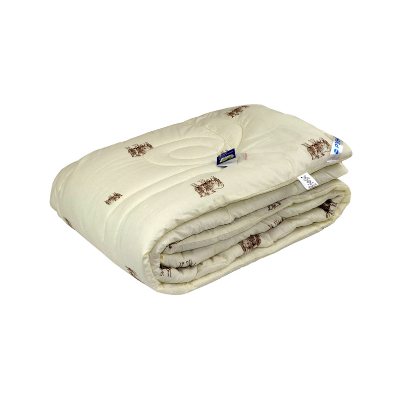 

Одеяло РУНО 140х205 "SHEEP" шерстяное 300 гр/м2