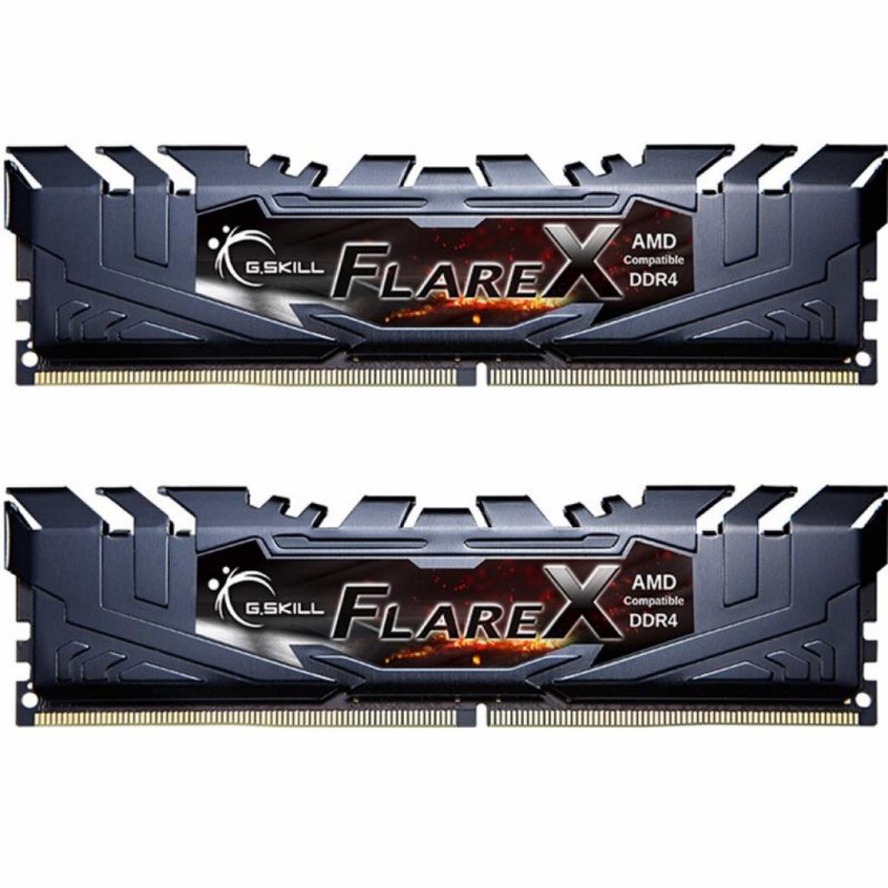 

Модуль памяти G.SKILL Flare X Black DDR4 3200MHz 16GB Kit 2x8GB XMP (F4-3200C16D-16GFX)